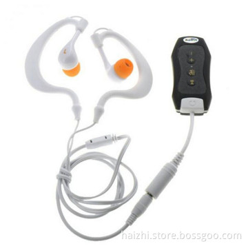 Hot Sale clip style waterproof underwater mp3 player 2gb, 4gb, 8gb build in for choose